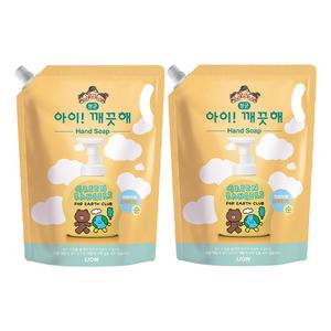 아이깨끗해 라인프렌즈 핸드워시 순, 1.8L, 2개