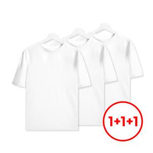 [3PACK/6PACK] 순면 100% 반팔티 면티 무지 반팔티