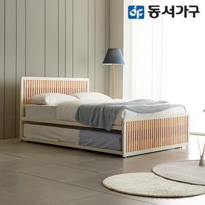 동서가구 포리 편백 피톤치드 슬라이딩 이층침대 SS+SS (프레임만) DF641351