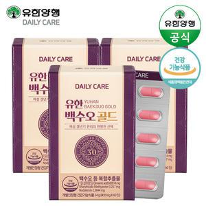 유한 백수오 골드 60정x3통/3개월