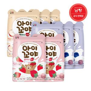 아이꼬야 아기과자 불가리스 요거트볼 사과3 + 블루베리3 + 딸기2