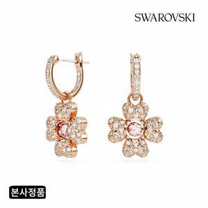 [/본사정품] Idyllia 로즈골드 클로버 드롭 귀걸이 5674212