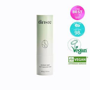 [유한양행/공식] 딘시 프리미엄 비건 쓰리 인 원 선스틱 SPF50+PA++++ 10.5g