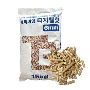 러시아 프리미엄 A1 티지 목재펠릿 15kg 장작 캠핑 난로 연료 우드