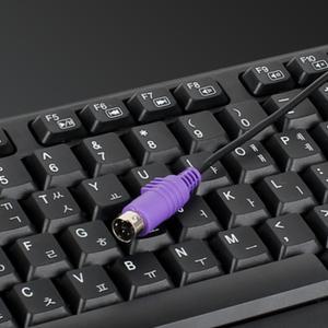 PS2 단자 유선키보드 저소음 기본형 사무실컴퓨터 자판