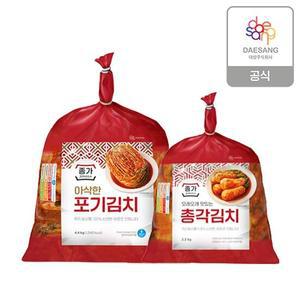 종가 종가집 아삭한 포기김치 4.4kg + 총각김치 2.3kg