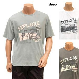 지프 Jeep (공용) 2024 면100% 피그먼트 반팔티셔츠 JP3TSU223