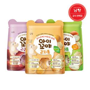 아이꼬야 아기과자 퐁 3종 30g(감자/고구마/양파) 총 9개