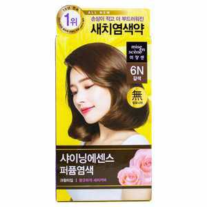 새치 염색약/미장센 샤이닝칼라 6N 갈색
