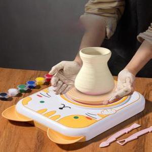 도자기 만들기 장난감 점토 물레 도예 diy 공예 방학