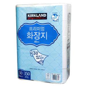 커클랜드 프리미엄 화장지 3겹 40m x 30롤