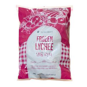 [얌얌마켓] 냉동 리치 1kg (아이스박스 포함), 열대과일, 간편 과일