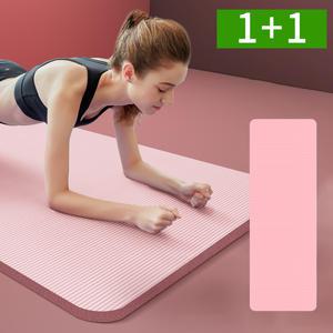 1+1 논슬립 요가매트 NBR 10mm 스트랩포함 스트레칭 운동매트