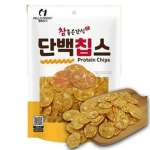 강아지 바삭한 스낵 치킨 바나나 100g 1P 영양 단백질 (WFGWTBM)