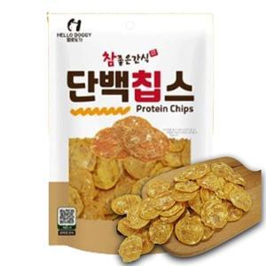 강아지 바삭한 스낵 치킨 호박 100g 1P 영양 단백질 (WFGWTBQ)
