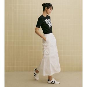 [에고이스트](강남점)[BLUE LABEL] 러플 밴딩 머메이드 스커트 (ER2OSK03)