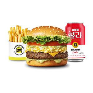 [노브랜드버거] 바질 에그마요 버거세트