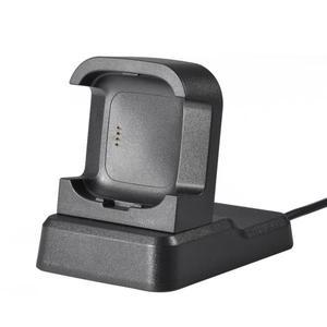 Fitbit Versa 2 용 충전기 거치대, 스마트 워치 스탠드, 사각형 케이블 크래들 독 스테이션 USB 코드 포함,