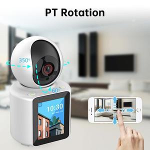 360도 카메라  LLSEE 홈 영상 통화 CCTV 카메라 무선 와이파이 미니 보안 1080P 적외선 야간 투시경 모바일