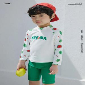 [아레나]  A5BB1BS31  워터멜론  아동  래쉬가드 세트