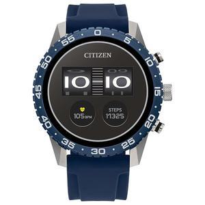 IBM 왓슨 AI 및 NASA 리서치가 포함된 YouQ 앱이 탑재된 Citizen CZ 스마트 PQ2 44MM 스포츠 스마트워치, Google의 Wear OS, HR, GPS,