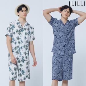 [ILILLI]아이릴리 남성용 인견100 라운지웨어 2세트 (4종)