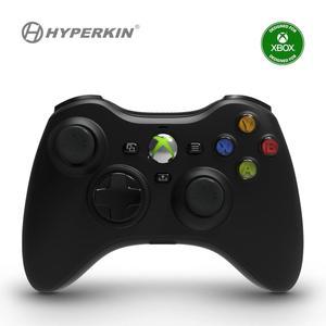 하이퍼킨 제논 유선 컨트롤러 - 블랙 - Series X S, One, Windows 10 11, PC, 비디오 게임 컨트롤러, 3 5MM 오디오 잭, 임펄스 , 플러그 앤 플레이 게이밍 게임패드와 함께 사용할 수 있는 공식 라이선스 360 컨트롤