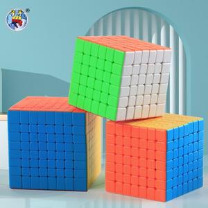 SENGSO 6x6 7x7 8X8 전문 스피드 큐브 스티커가없는 빠른 부드러운 터닝 생생한 컬러 퍼즐 게임 14세 이상