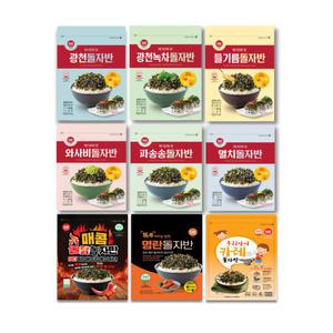 김자반 돌자반 돌김자반 55g x 6봉 / 9가지 맛 중 택 1