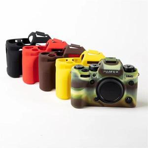 FujiFilm Fuji XT4 XT30 XS10 XT100 XA3 XA5 XA7 보호 고무 커버 용 소프트 실리콘 갑옷 카메라 바디 케이