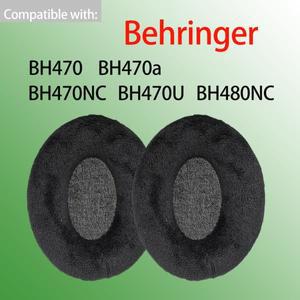 Behringer BH470 헤드폰 이어 쿠션 교체 헤드셋 패드 폼 커버용 벨벳 이어패드
