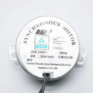 TYJ 선풍기 쉐이킹 동기 모터 5/6RPM CW/CCW 220V-240V 저회전 진자 축 4x15MM 순수 구리 코어 50HZ