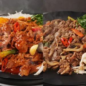 [오링] 국내산 오리 고추장 주물럭 1팩+간장 주물럭 1팩 (각 500g/총 1kg)