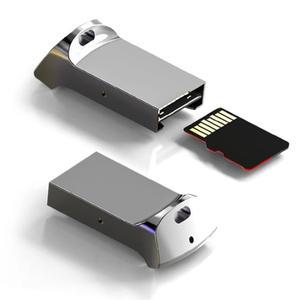 미니 USB 메모리 카드 리더 어댑터 마이크로 SD PC 컴퓨터 노트북용 알루미늄
