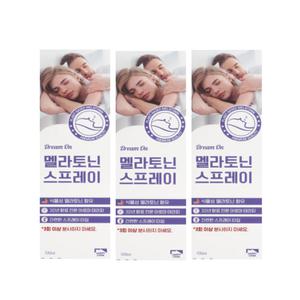 해피카사 멜라토닌 스프레이 100ml 3개 식물성 아로마 테라피