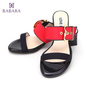 [롯데백화점]BARBARA W_버클장식포인트 뮬BBA406_NY