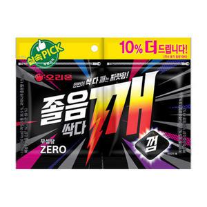 오리온 졸음 싹다 깨 껌 리필 116g x 4개