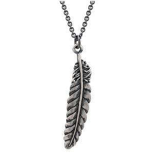 [토코]925 Silver Feather Necklace03