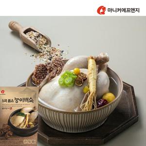 마니커-5곡품은 능이백숙 900gx2봉(냉장)/식자재/간편식/보양식/삼계탕/복날/하림/참프레