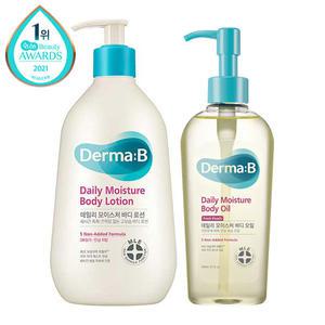 더마비 바디오일 200ml (프레쉬피치) + 데일리 바디로션 400ml