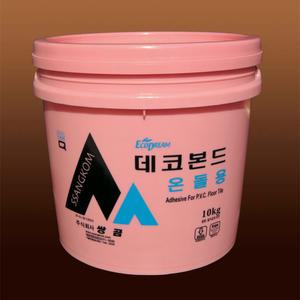 친환경성 수성 온돌겸용데코타일본드 10kg 난방용 데코본드 타일 접착제 PVC