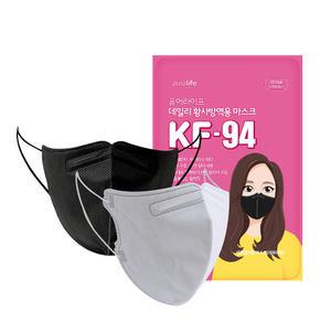 퓨어라이프 새부리형 접이식 황사방역마스크 KF94 대형 50매