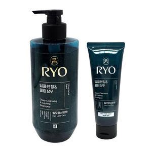 려 청아 딥클렌징 쿨링 샴푸 기획 세트 480ml+112ml