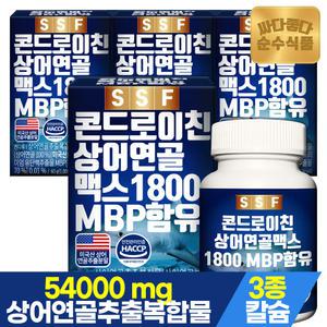 순수식품 콘드로이친 1800 MBP 240정(4박스) 상어연골 비타민D 보스웰리아