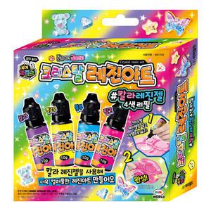 크리스탈 레진아트 칼라레진젤 4색리필 리필재료