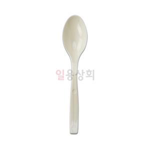 일회용 스푼 TY A 170mm 완전 개별포장 낱개포장 1500개 아이보리