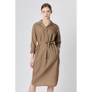 [BCBG](대전신세계)셔츠카라 핀턱 원피스 (B3M3O674)
