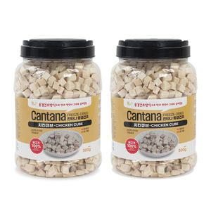 칸타나 동결건조 치킨큐브 500g x 2개