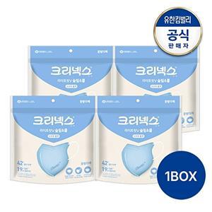 [크리넥스]크리넥스 라이트핏V 마스크 소프트블루 중형 15PX4개(60매)