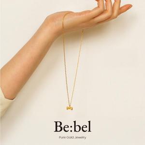 순금목걸이 3.75g 24k 디자인 컷 리본 비벨 한돈 1돈